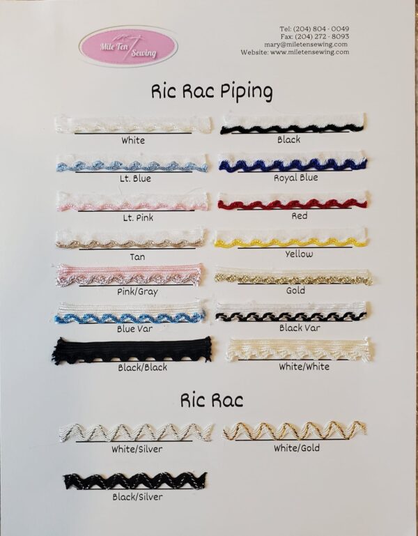 Ric Rac Piping